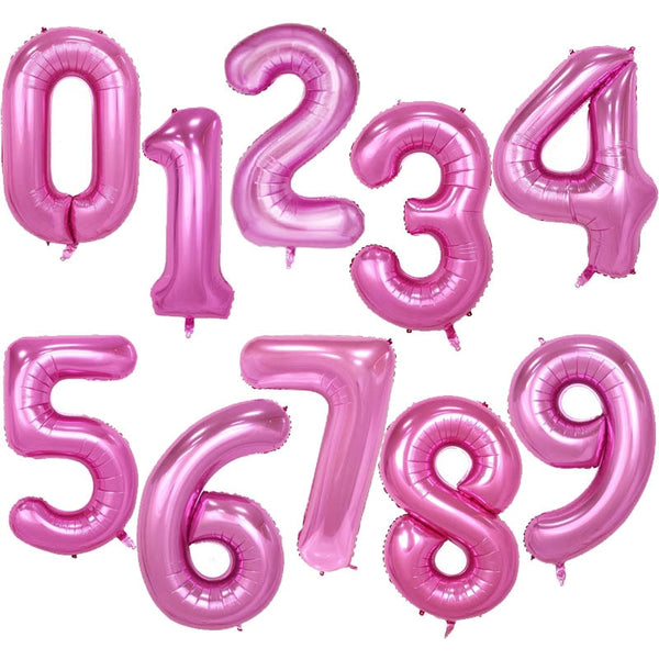 Number "0" 40Inch Big Foil Birthday Balloons