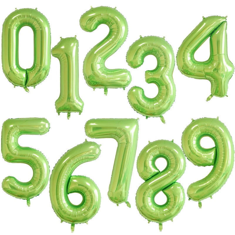 Number "2" 40Inch Big Foil Birthday Balloons