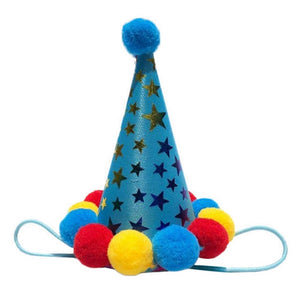 Pet Blue Happy Birthday Hat