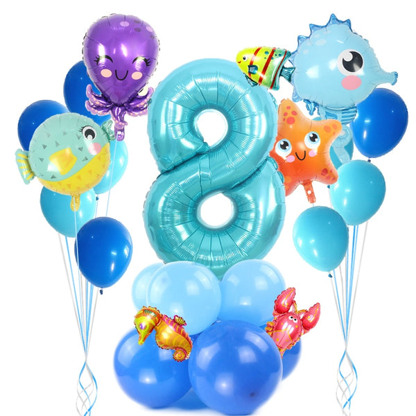 Birthday Party Balloons Ocean Under The Sea