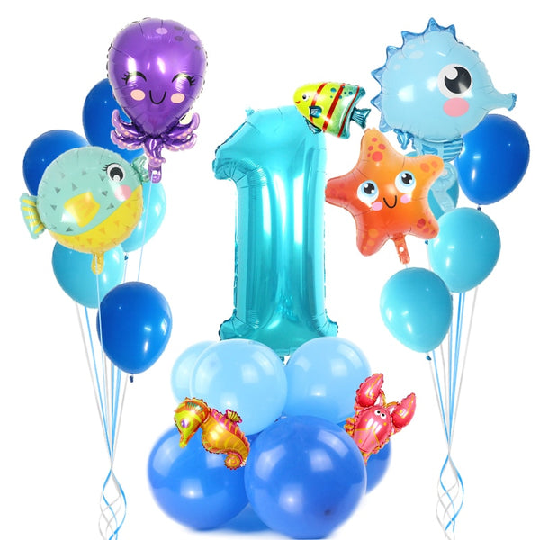 Birthday Party Balloons Ocean Under The Sea