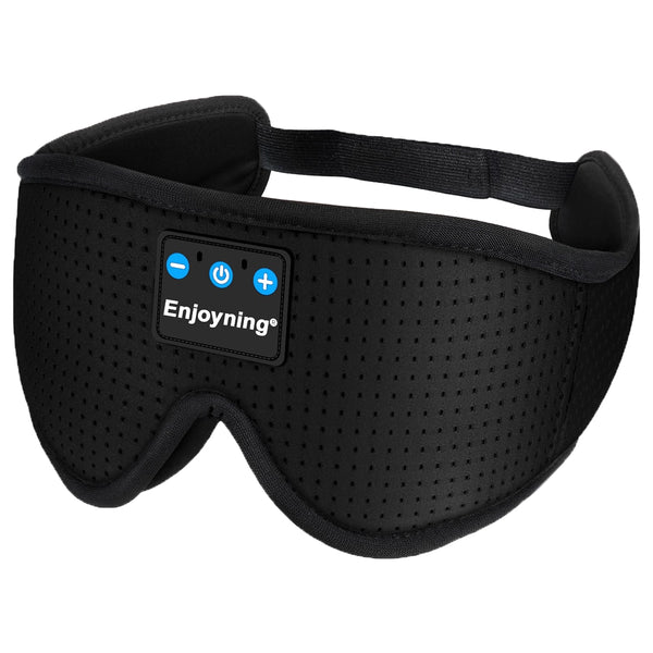 New 3D wireless music headphone sleep breathable smart eye mask Bluetooth headset call with mic for IOS/Android/Mac