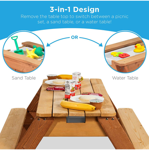 Kids Picnic Table Sand and Water