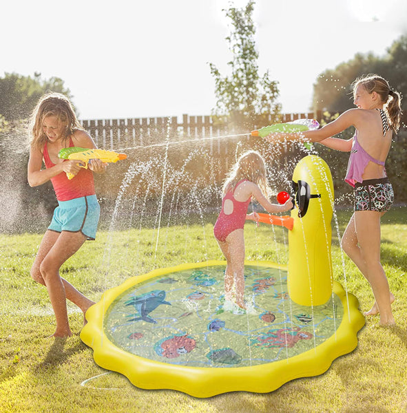 Kiddie Pool with Sprinkler
