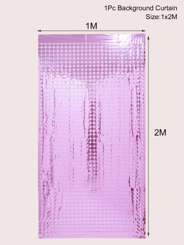 Party Background Curtain Pink