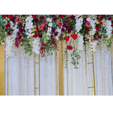 Garland Wall Wedding Decoration Backdrop