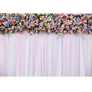 Floral Garland Wall Party Decoration Backdrop